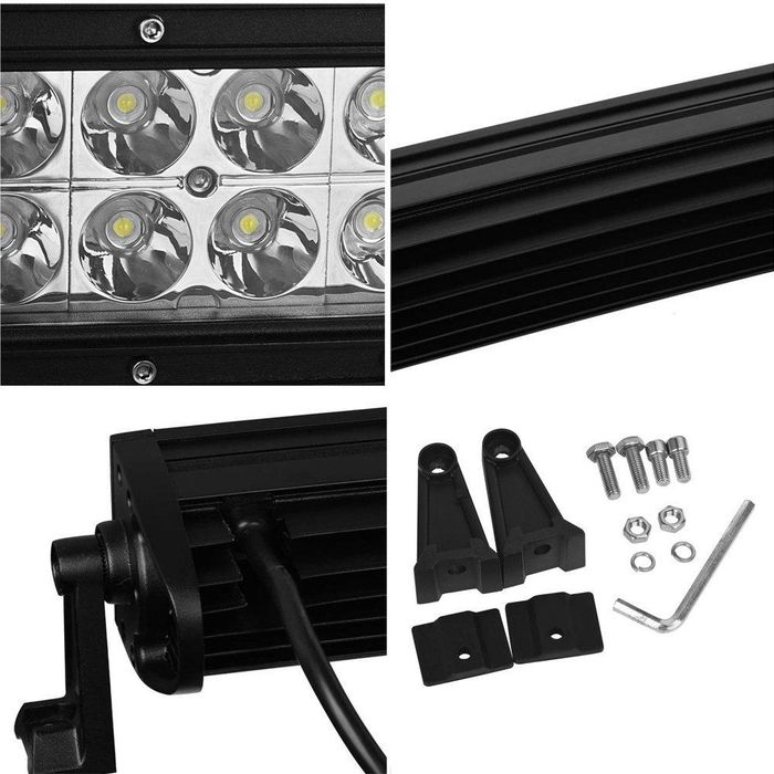 105 см 324w мощен 7d 7д led bar лед диоден бар прожектор 12v 24v ...