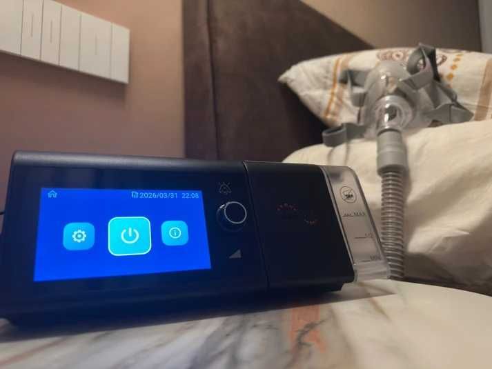 BiPAP Апарат за сънна апнея и дихателна терапия Welbreath BF30ST. Всички функции нужни за терапията с BPAP апарат. Опция за наем и изплащане.
