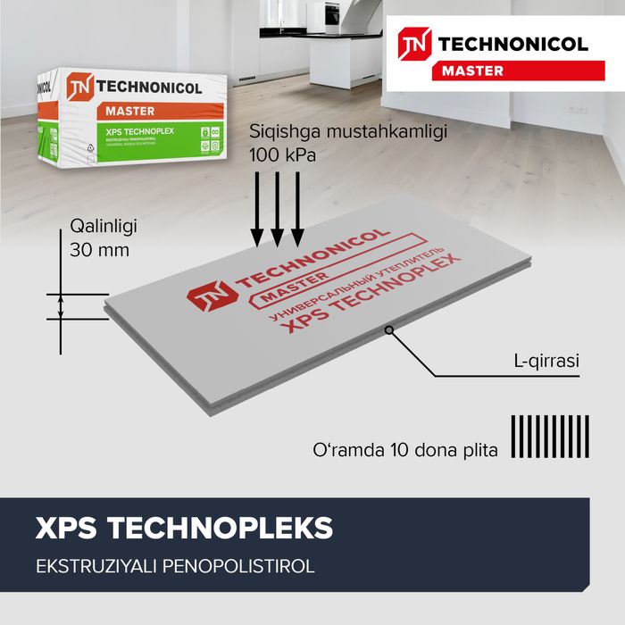 Утеплитель XPS Техноплекс