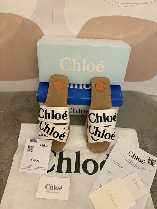 Slapi Chloe Woody Canvas Slides 36-41 marimi