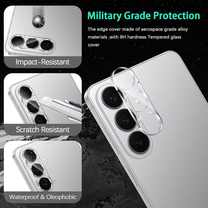 Стъклен протектор за камера за samsung galaxy s26+ plus