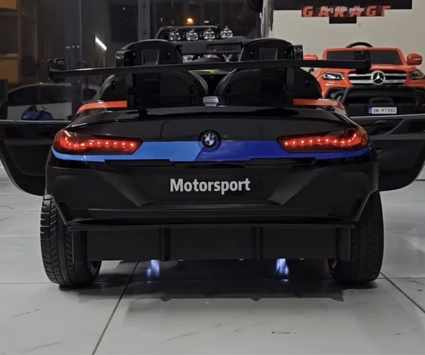 Детская машина bmw M8| до 7 лет| двухместный 4wd 24w| доставка есть