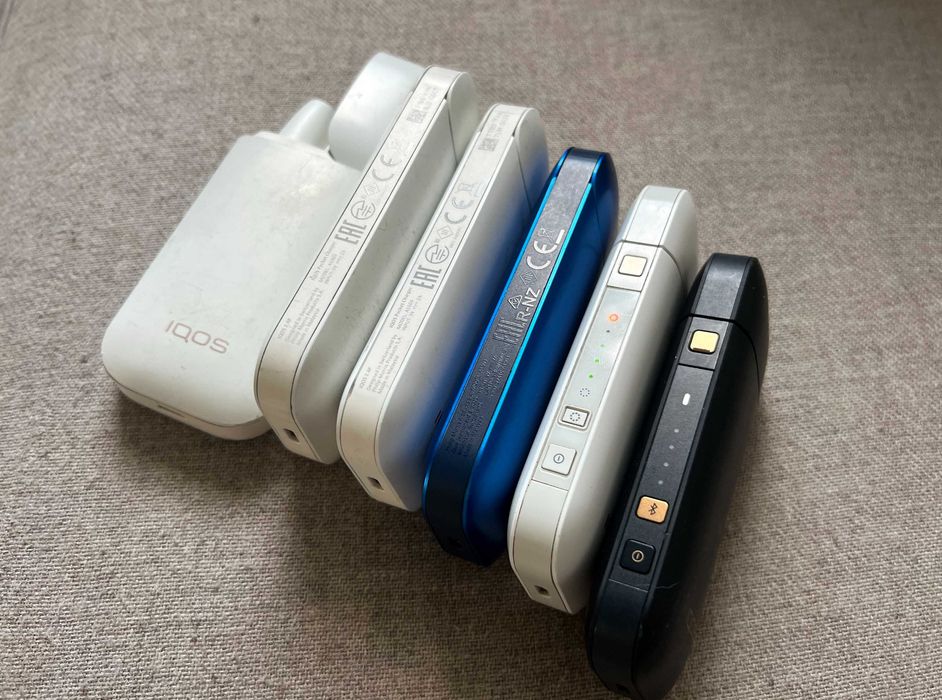 Lot de 6 dispozitive IQOS cu diverse defecte - nu incarca