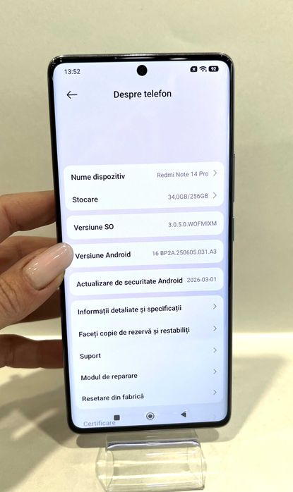 Xiaomi Redmi Note 14 Pro 4G,8+4GB RAM,  Levender Purple!