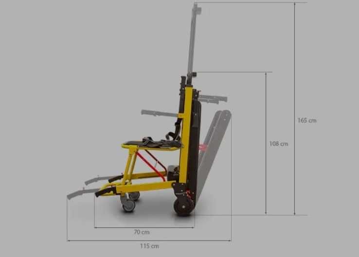 Carucior Electric cu Scaun pentru urcat trepte