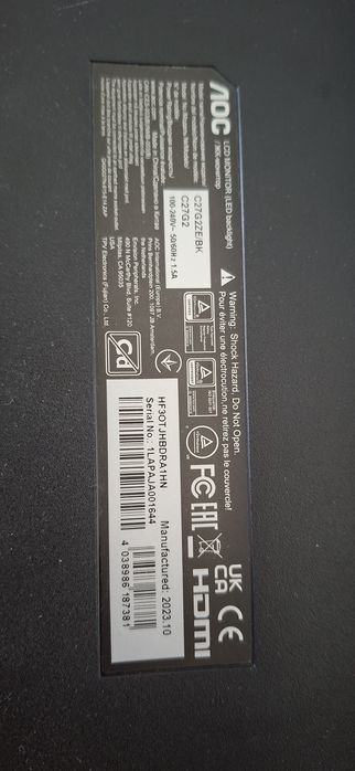 Monitor Gaming AOC