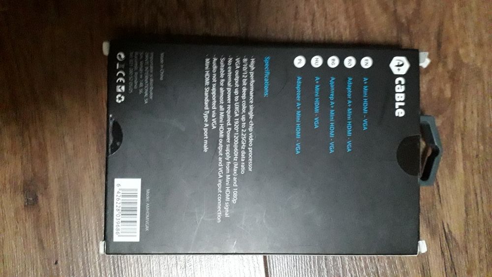 Adaptor mini HDMI-VGA