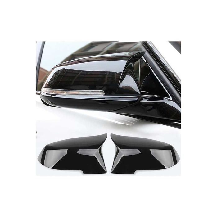 MERCEDES – W204 2007-2014 КАПАЦИ ЗА ОГЛЕДАЛА – (черен гланц)