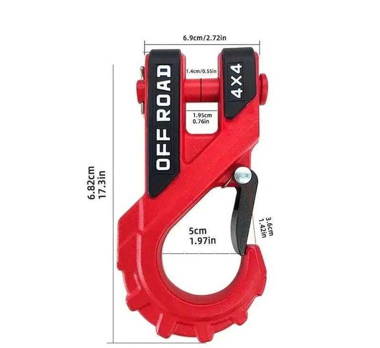 Carlig cablu troliu heavy-duty 3/8" – 45.000 Lbs / 20.000 kg