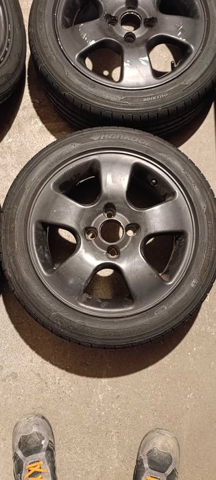 4 бр. 15 цола Джанти 4x100 с нови летни гуми