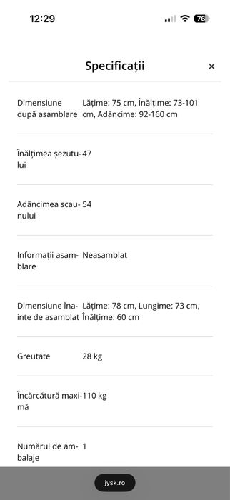 Fotoliu extensibil masaj