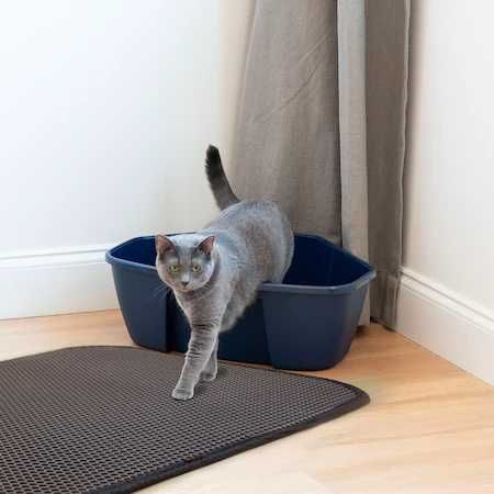 Двуслойна постелка за котешка тоалетна / Подложка за котешка тоалетна