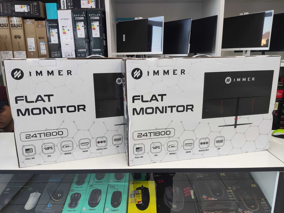 Монитор Immer 24" 180HZ IPS FullHD 1920x1080, HDMI+DP НОВЫЙ