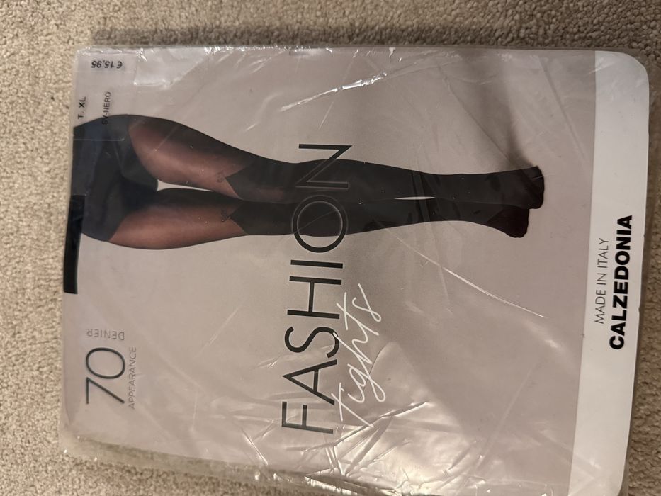 Lot 2 perechi dresuri negre marime XL Calzedonia