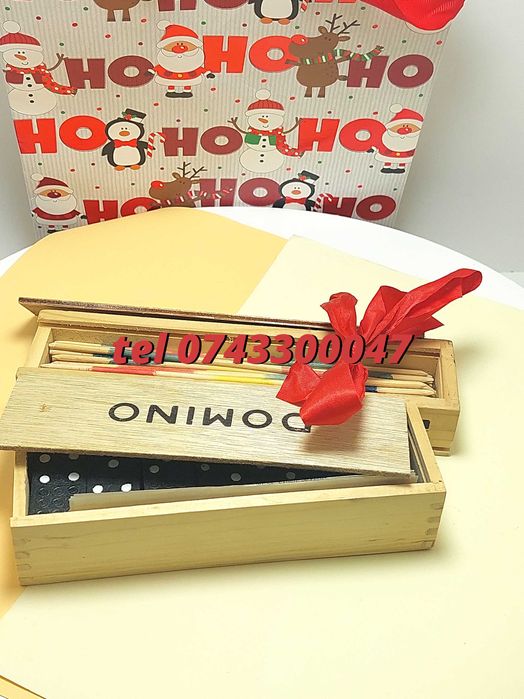 Pachet Cadou  Joc Marocoo mikadoSi Domino  Transport Gratuit