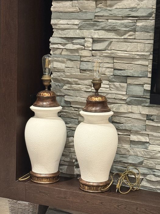 Прекрасни бутикови керамични лампи 2 броя