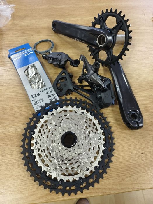 GROUPSET: SHIMANO XT M8100-12sp Ъпгрейд Кит Монтаж 10-51/32,34,36T