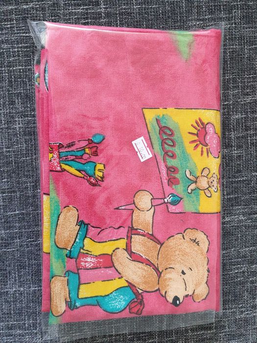 Намален от 137лв-Комплект чаршафи Сафари-животни за детско легло Памук