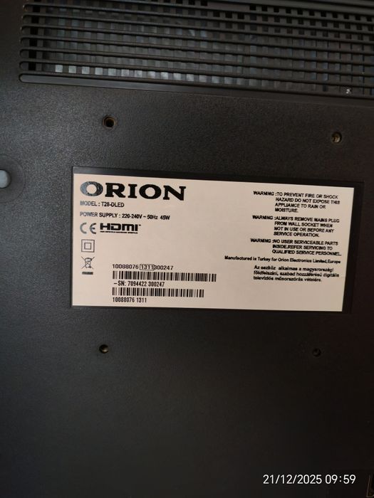 Tv Orion T28 d-led