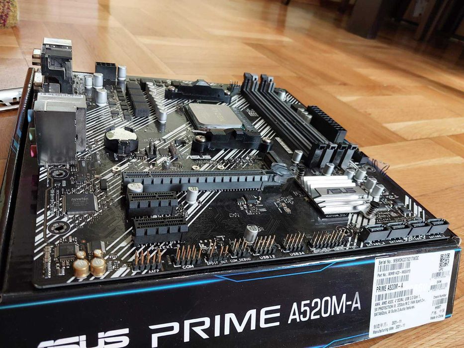 Ryzen 5 5600G + Asus Prime A520M-A