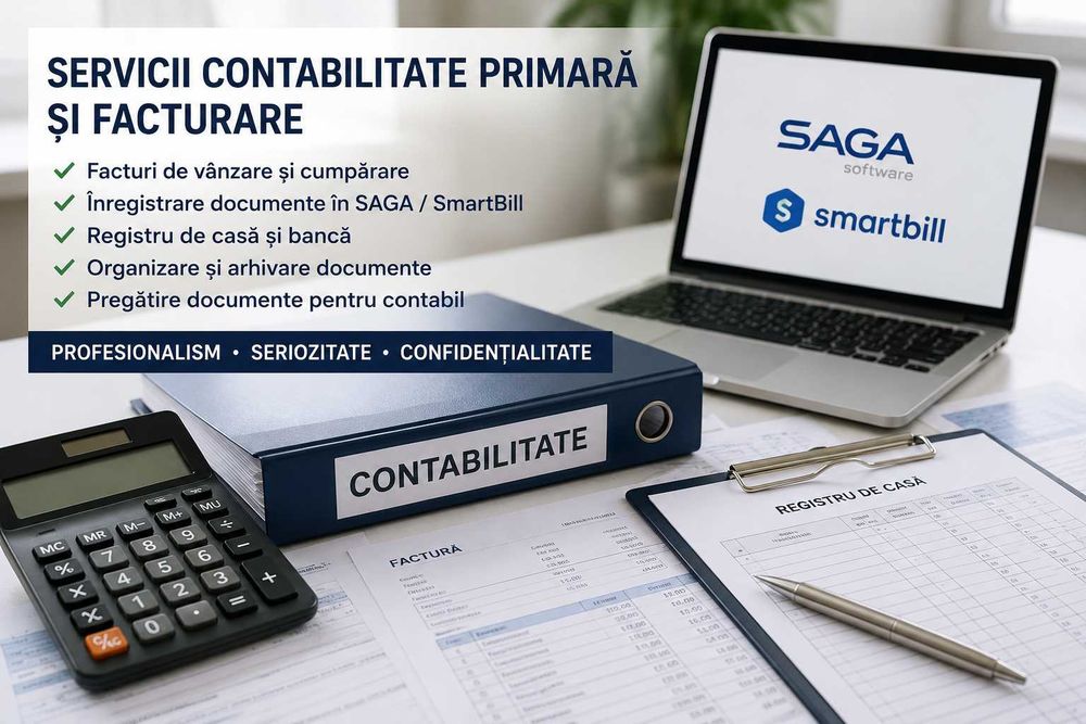 Servicii de contabilitate primara si facturare.
