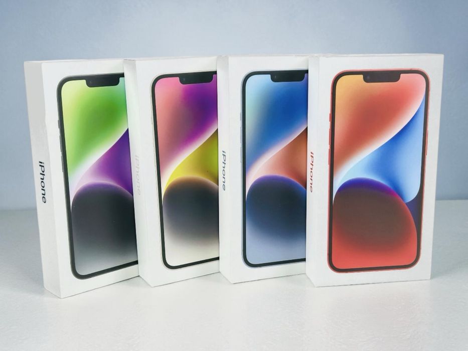 НОВ! Apple iPhone 14 128GB Midnight / Starlight / Blue / Red Гаранция!