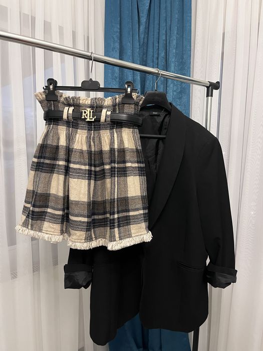 Къса карирана пола ZARA