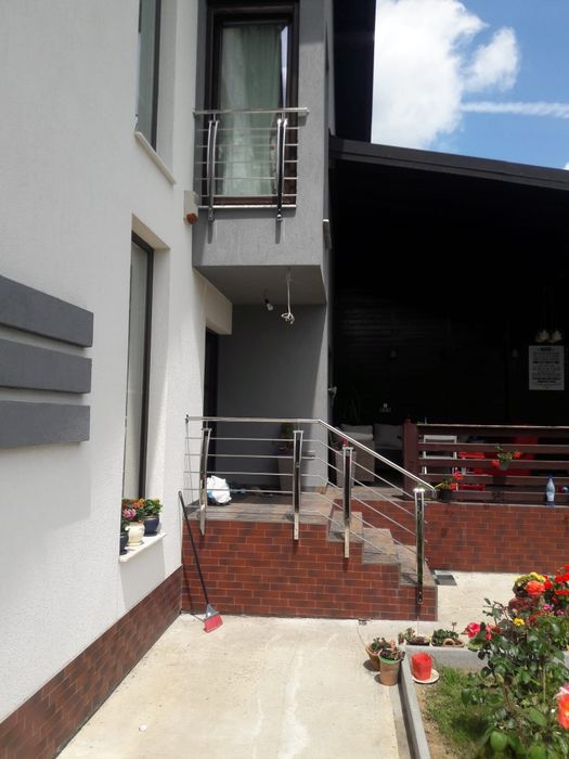 Balustrade inox si sticla