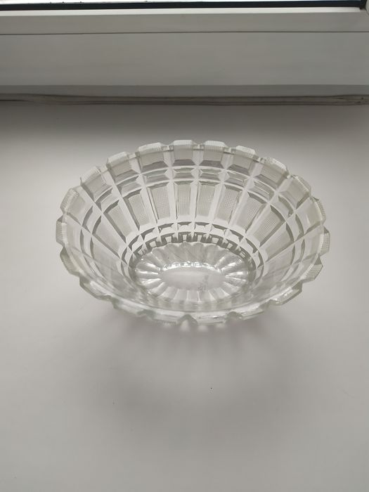 Салатница хрустальная, блюда стеклянные СССР
