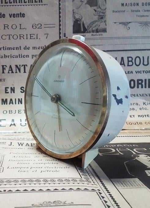 Ceas cu alarmă Junghans Trivox Silentic,  funcțional, anii 60, Germany