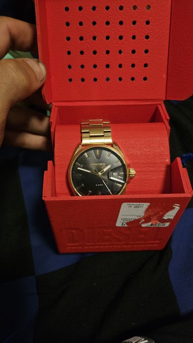 Ceas de mana bărbătesc diesel auriu