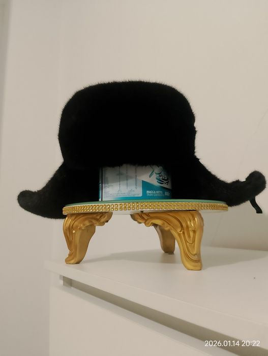 Норковая мужская шапка