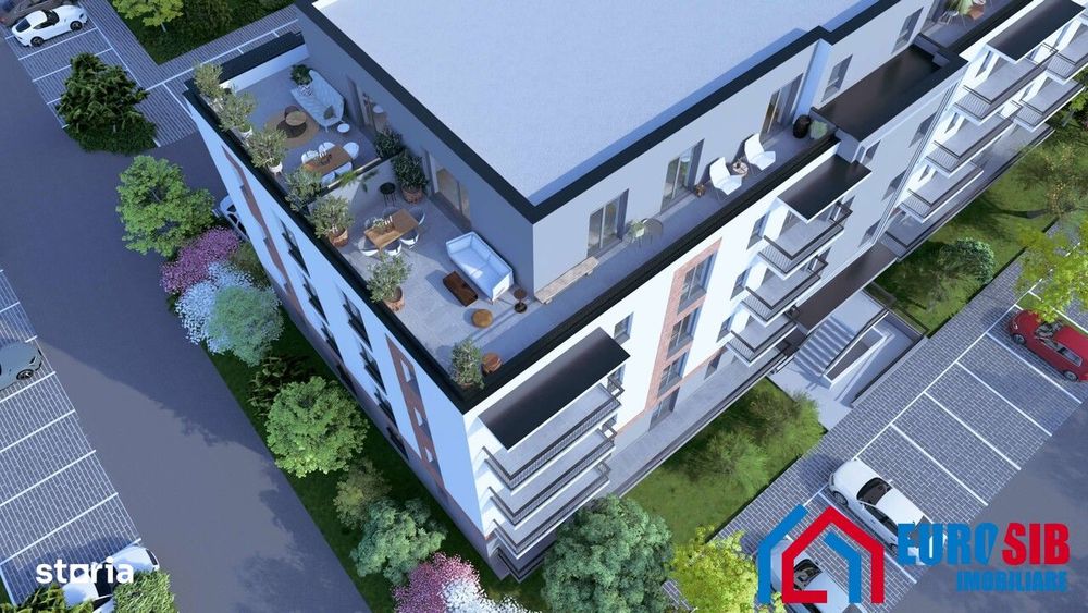 Penthouse Apartament 2 camere – terasă 41 mp, Magnolia Sibiu