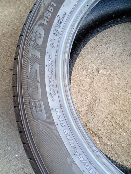 Почти нови 4бр.215/55/18  Kumho HS51 dot1624