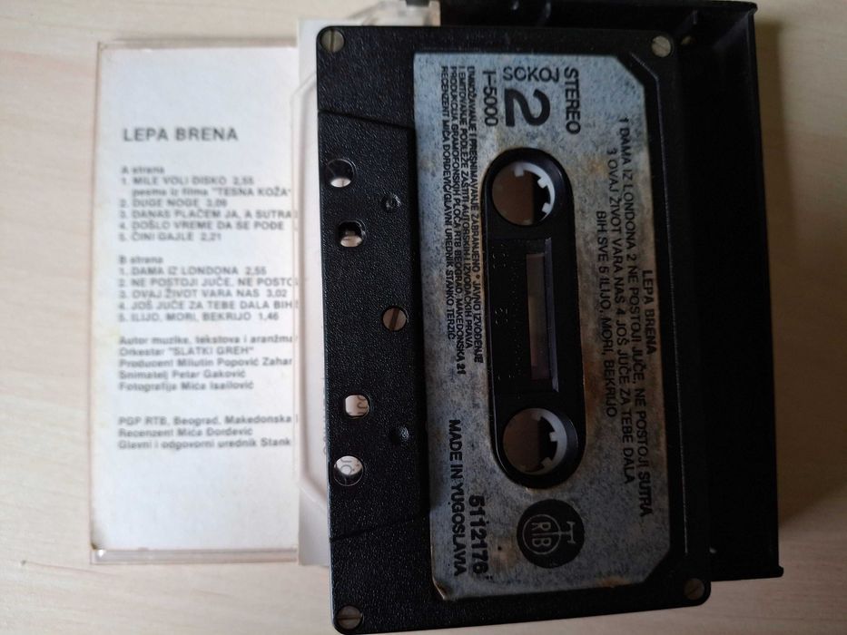 Casetă audio cu Lepa Brena