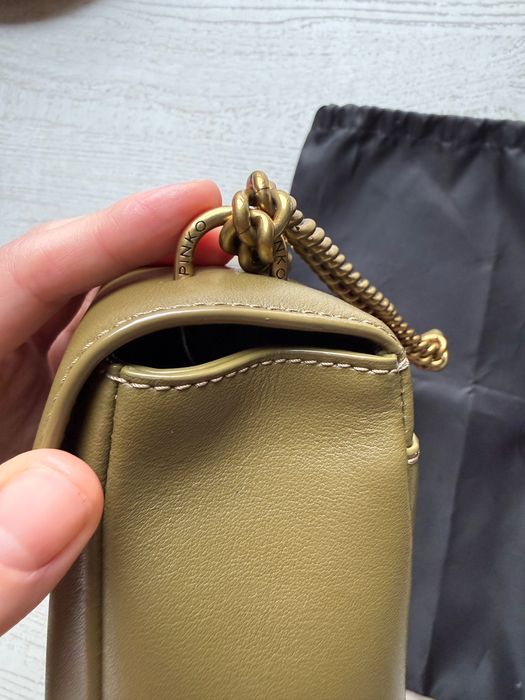 Кожена чанта Pinko.Оригинал