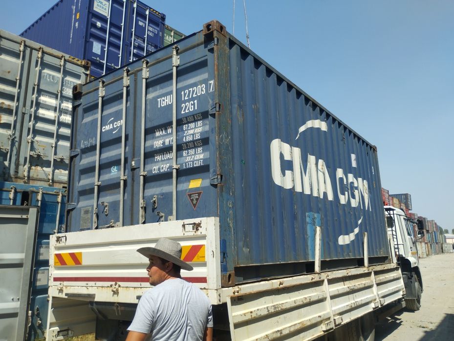 12 Ta viloyat Konteyner yetqazib beramz 1300$ 12 metrli