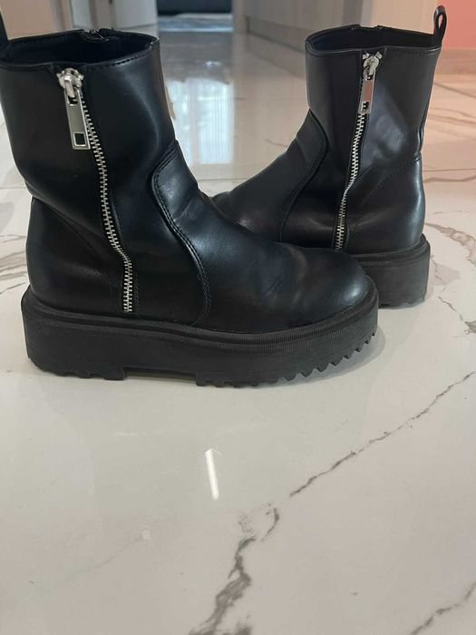 Кожени  детски ботуши ZARA