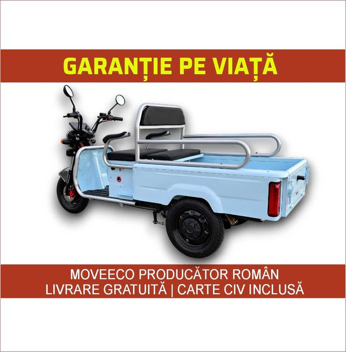 Tricicluri electrice CARGO 250 MD.2026 | Livrare oriunde in Europa