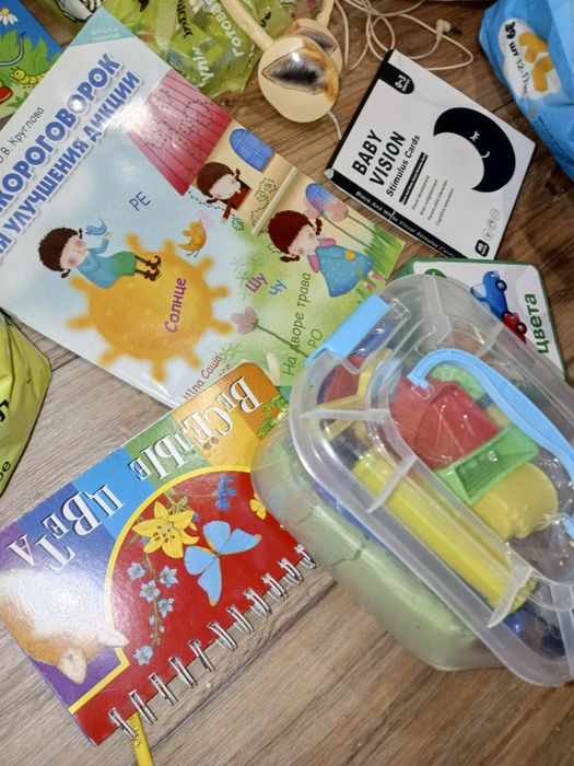 Развивающие игрушки, книжки