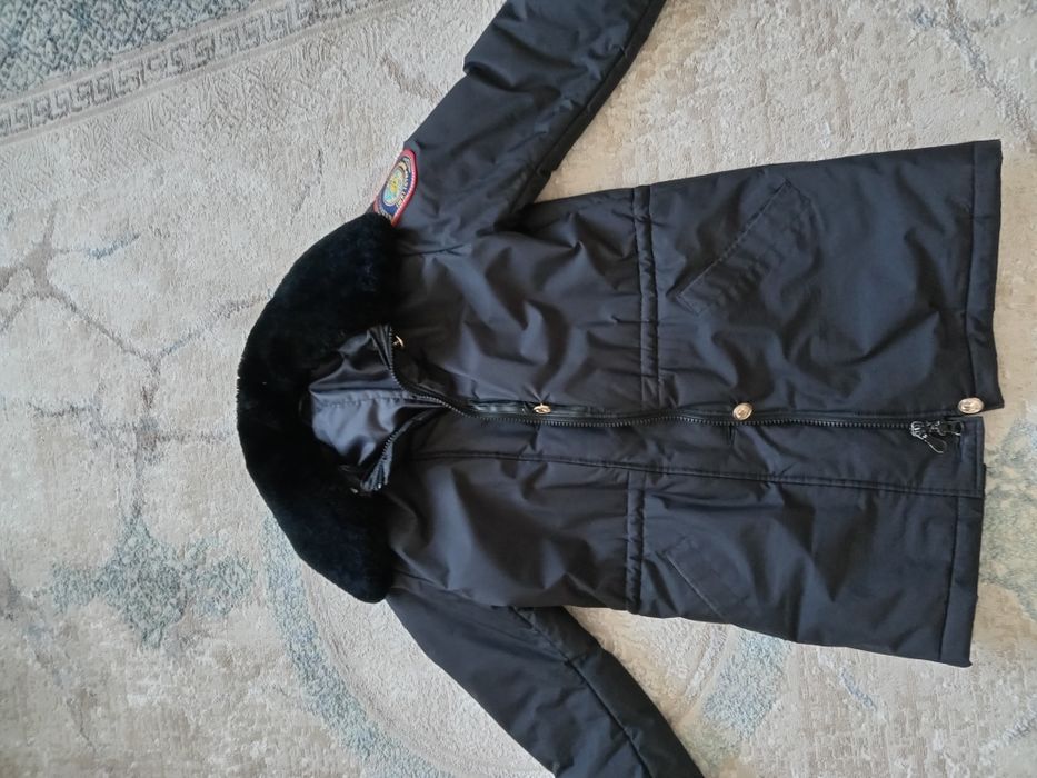 Продам чёрный бушлат 44-46 размер в отличном состоянии