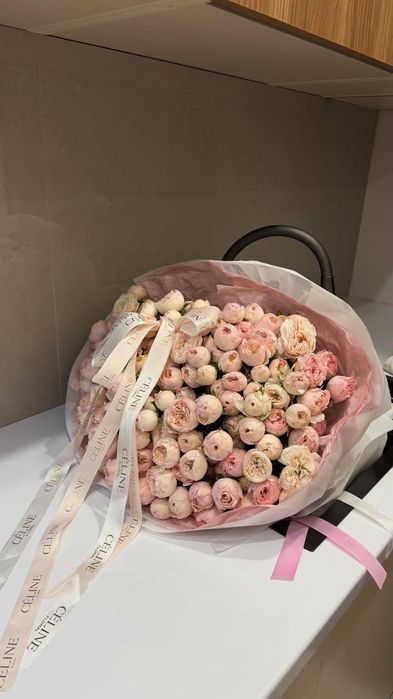 Букет, цветы пионы