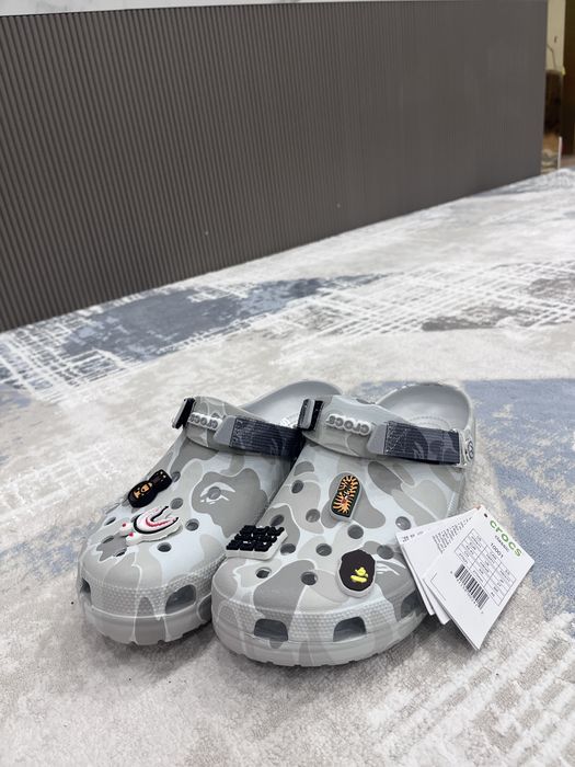 Кроксы bape crocs