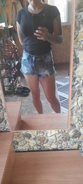 Дамски къси дънки