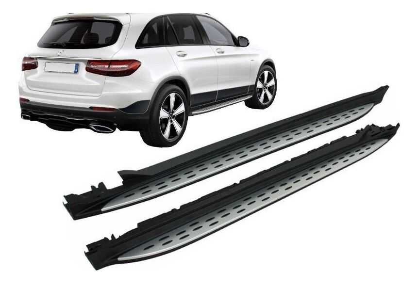 Praguri trepte laterale compatibil cu MERCEDES GLC (2015+)