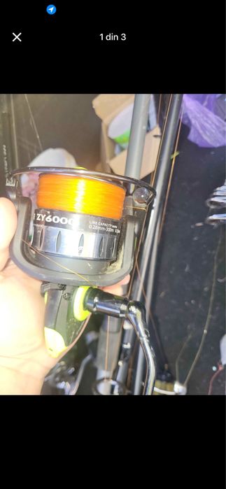 Combo lanseta 3.9 m + mulineta 6000