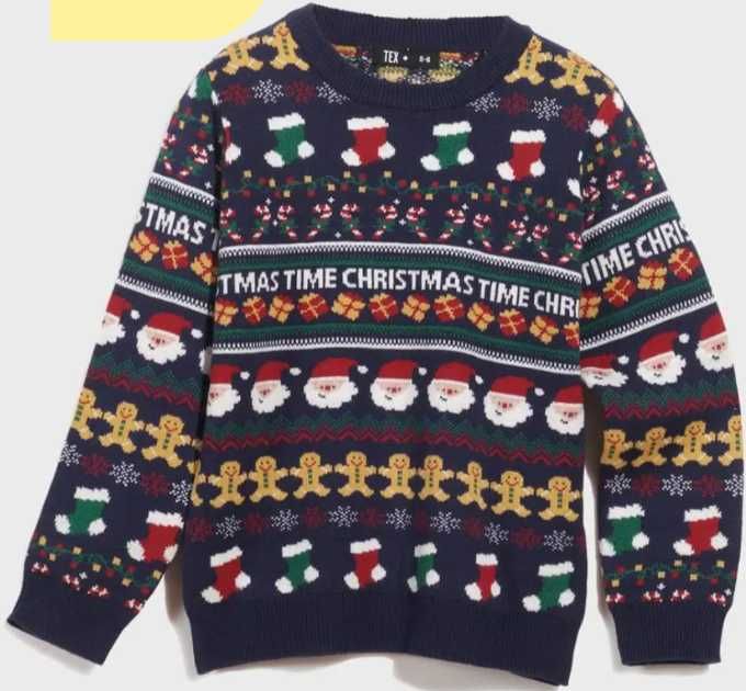 Pulover Craciun  - Livrarea 5 lei - Nou - cu eticheta - ptr.copii