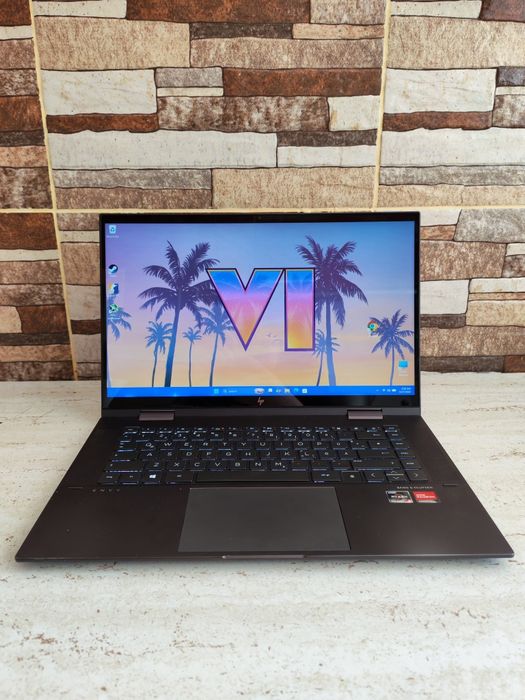 Laptop HP, Ryzen 5 5500U, 16 GB RAM, SSD 250 GB, Display 15.6 inch Full HD cu touch screen
