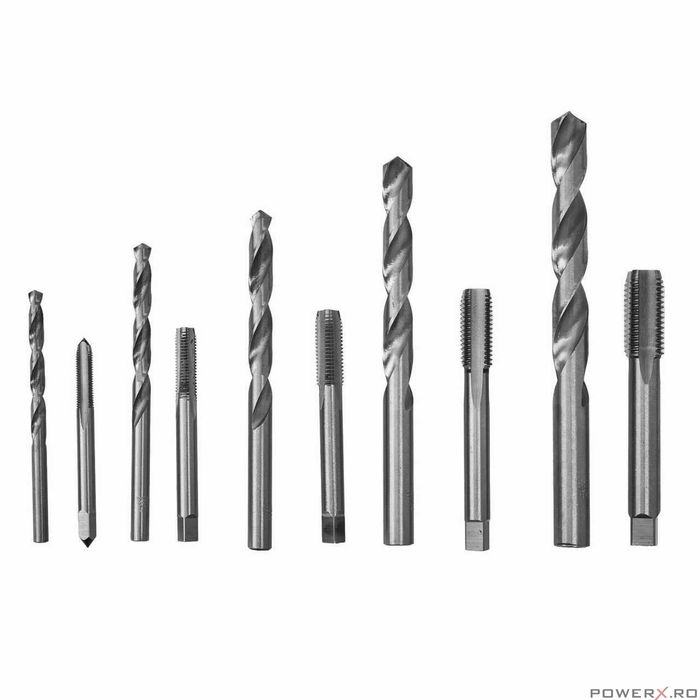 Set pentru reparat filete, M5-M12, 131 bucati, Kraft