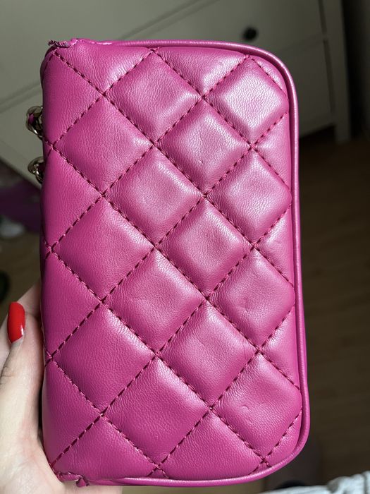 Чанта Guess Cessily Micro Mini - розова